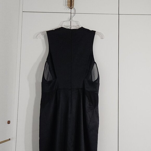 H&M Conscious Exclusive Black Dress Size 12 Formal/Party/Wedding - Picture 5 of 6